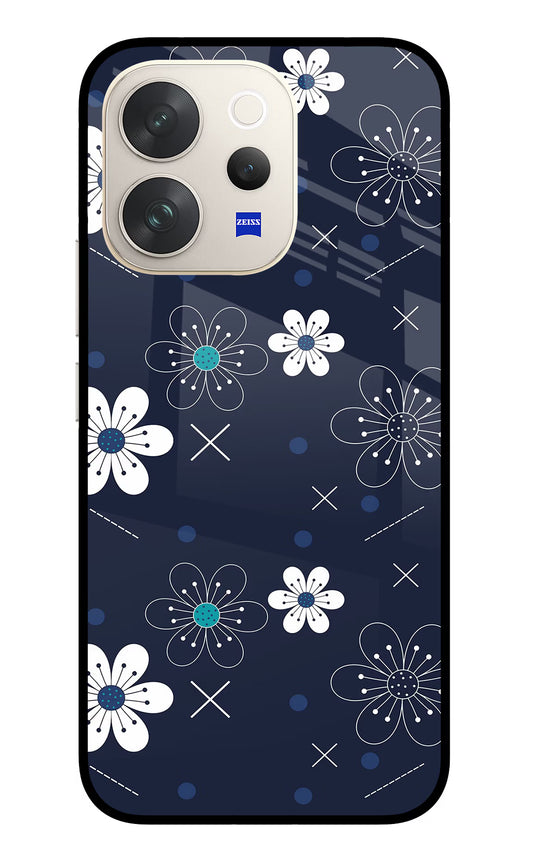 Flowers Vivo V70 5G Glass Case