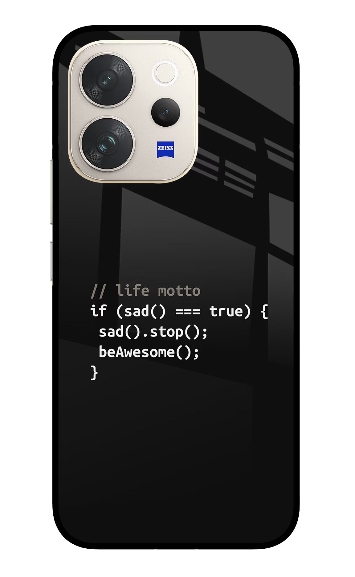 Life Motto Code Vivo V70 5G Glass Case