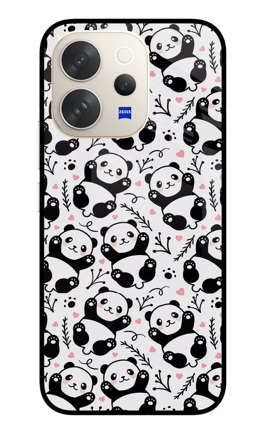 Cute Panda Vivo V70 5G Glass Case