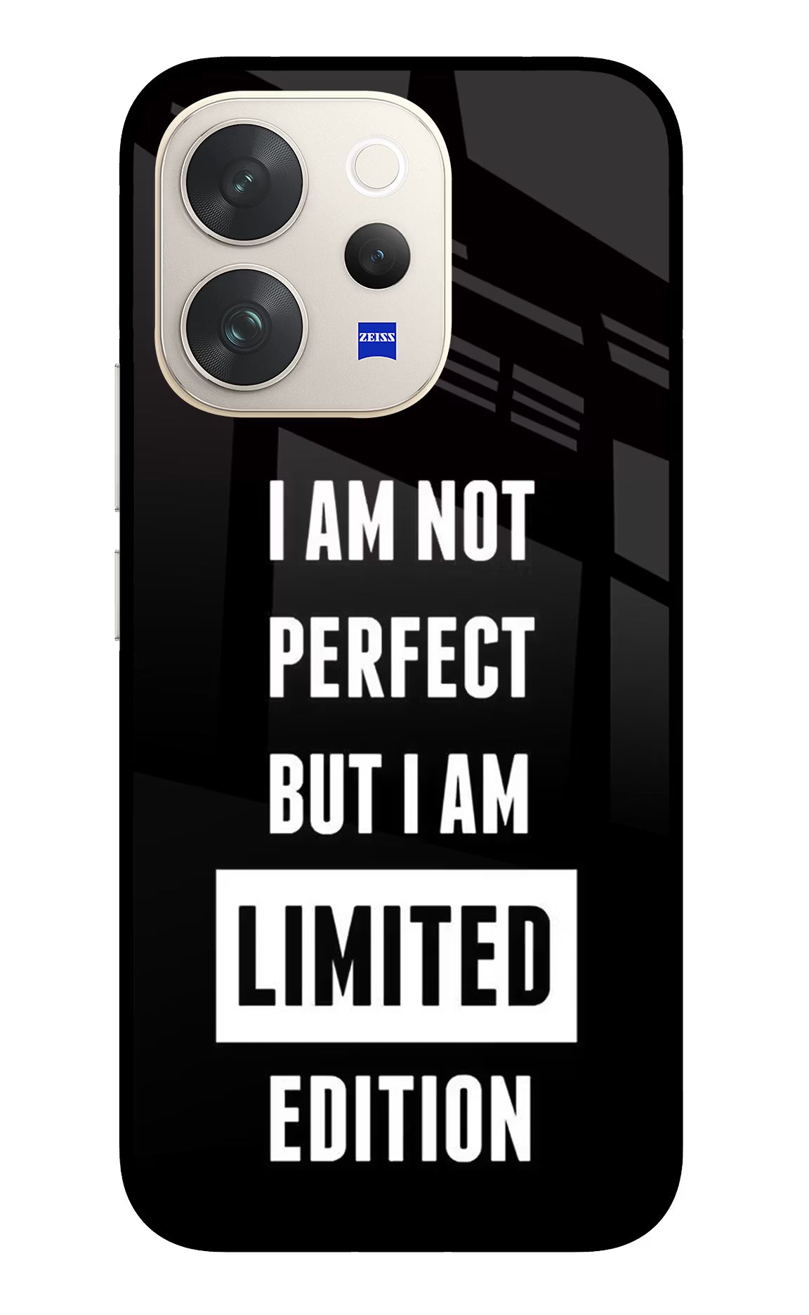 I Am Not Perfect But I Am Limited Edition Vivo V70 5G Glass Case