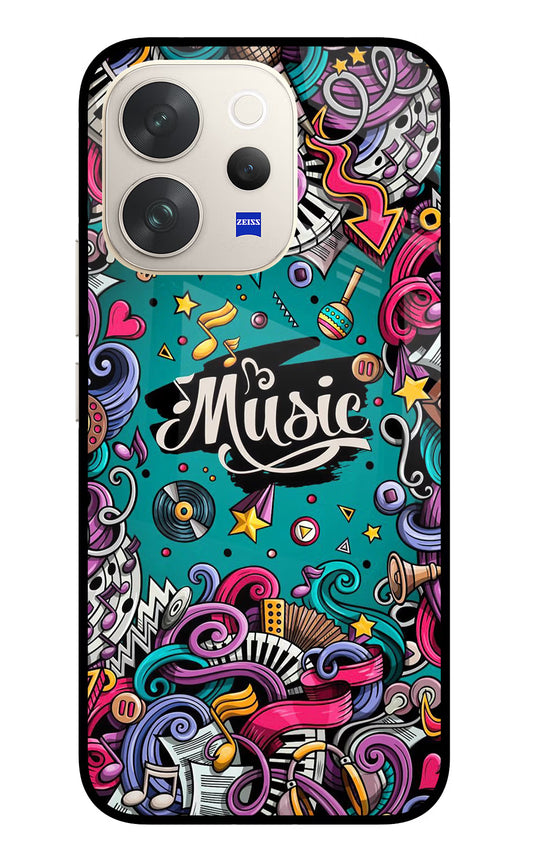 Music Graffiti Vivo V70 5G Glass Case