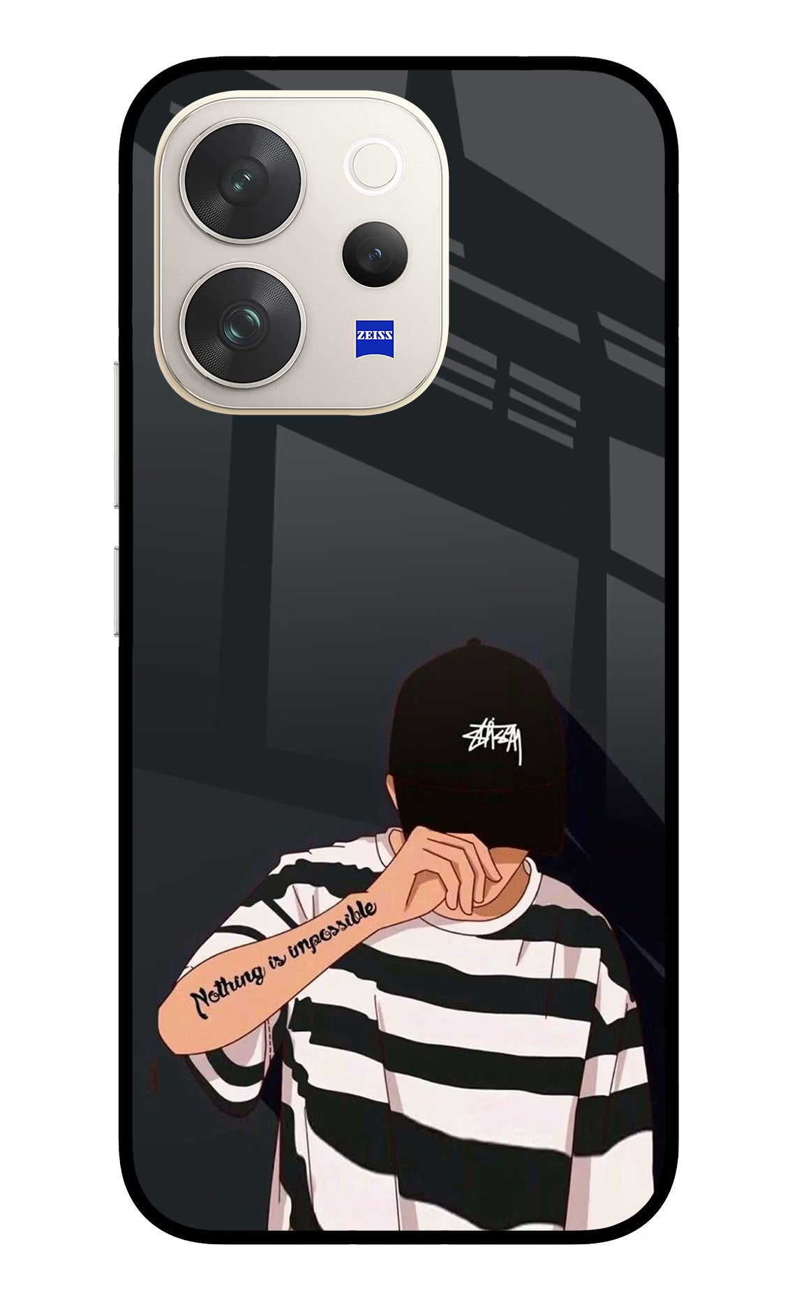 Aesthetic Boy Vivo V70 5G Glass Case