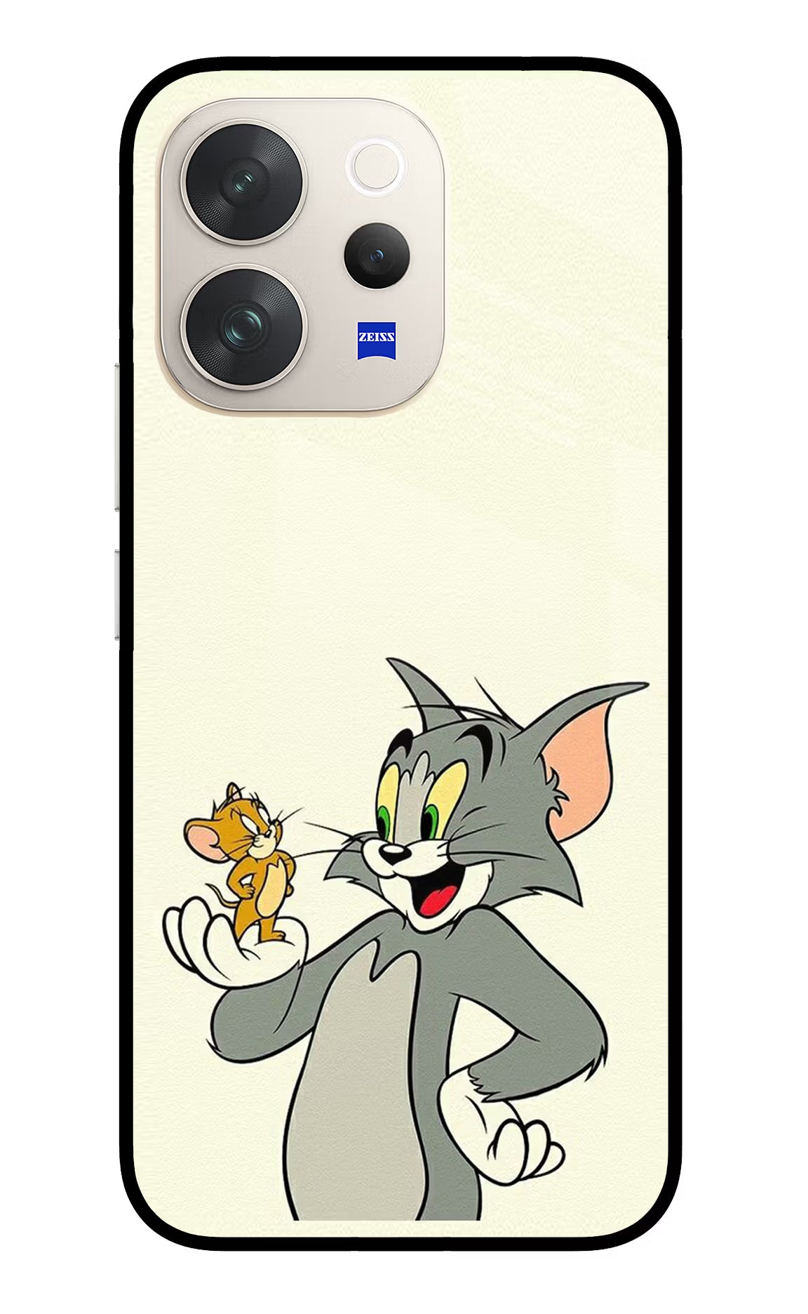 Tom & Jerry Vivo V70 5G Glass Case Back Cover by Casekaro