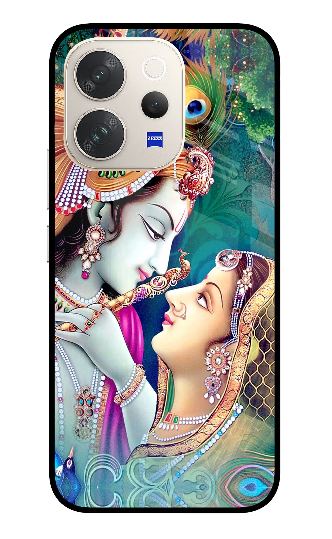 Lord Radha Krishna Vivo V70 5G Glass Case