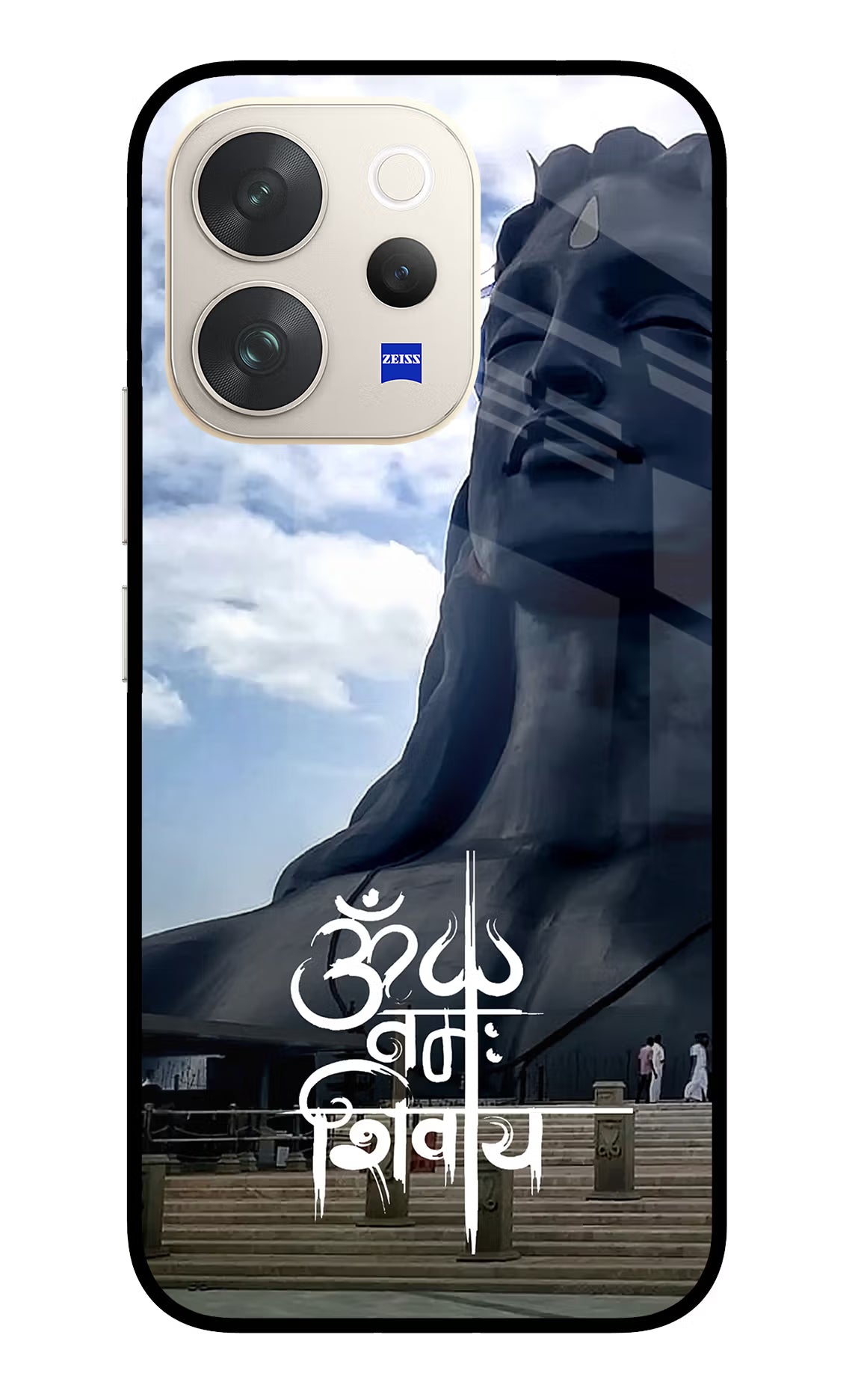 Om Namah Shivay Vivo V70 5G Glass Case