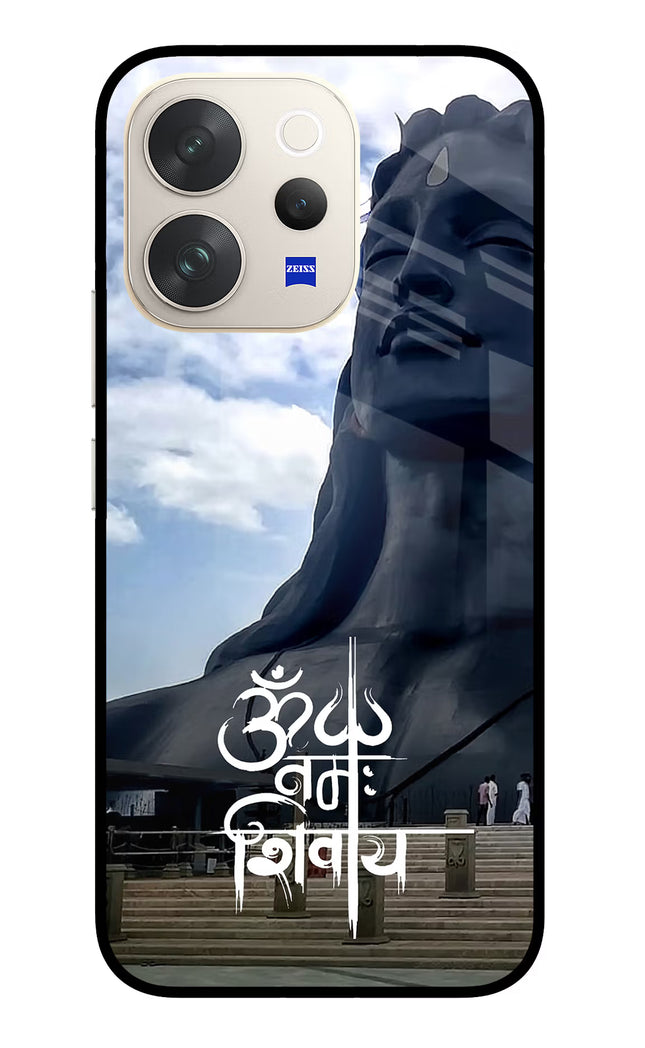 Om Namah Shivay Vivo V70 5G Glass Case Back Cover by Casekaro