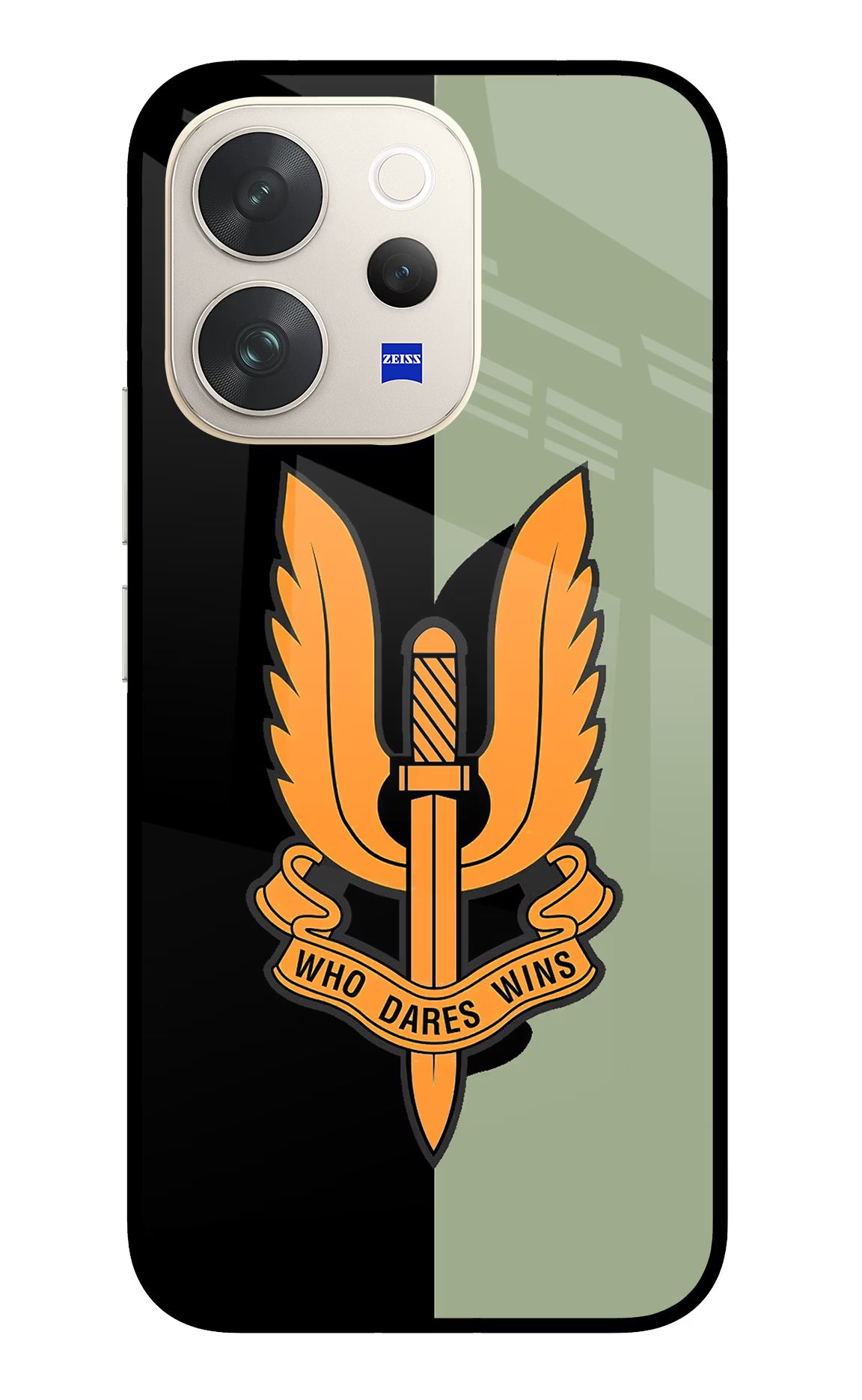Balidan Logo Vivo V70 5G Glass Case Back Cover by Casekaro