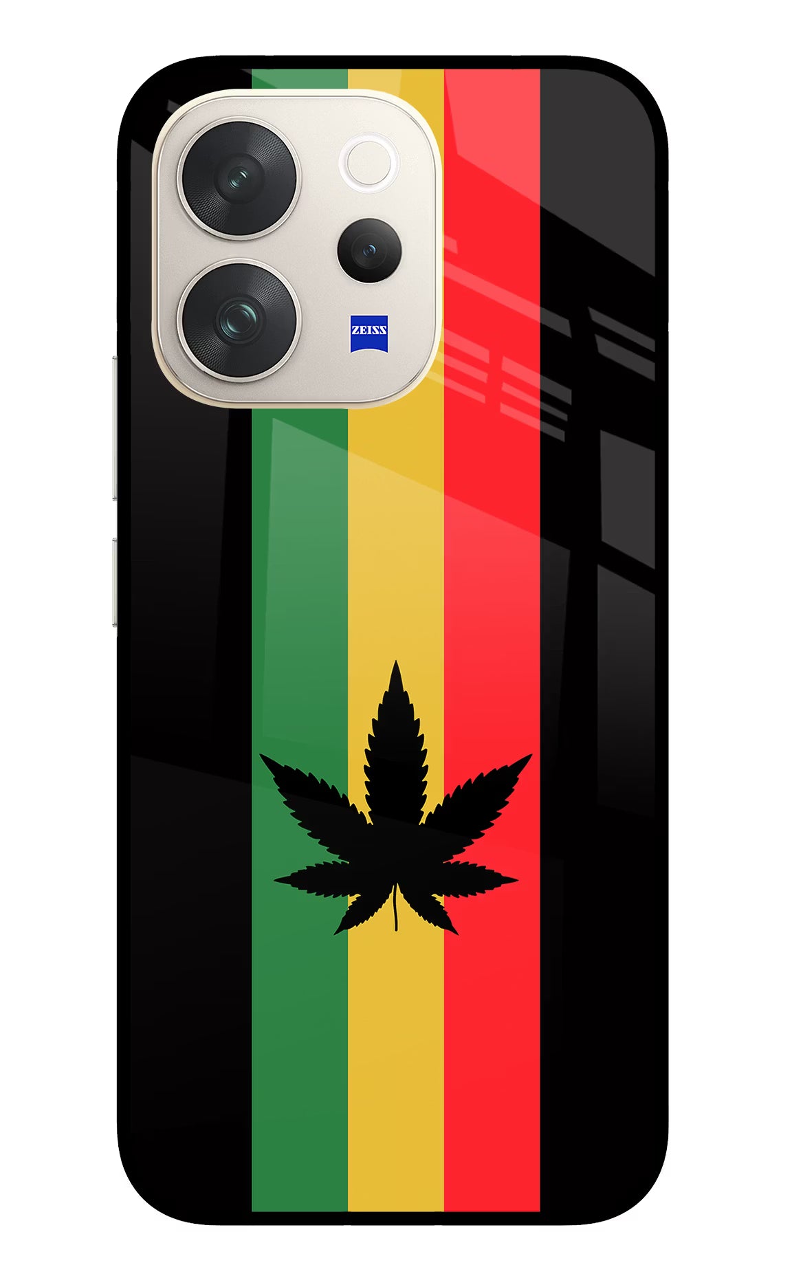 Weed Flag Vivo V70 5G Glass Case