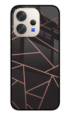 Geometric Pattern Vivo V70 5G Glass Case Back Cover by Casekaro