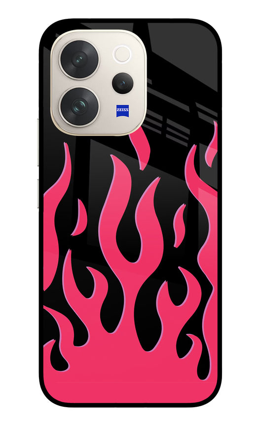 Fire Flames Vivo V70 5G Glass Case