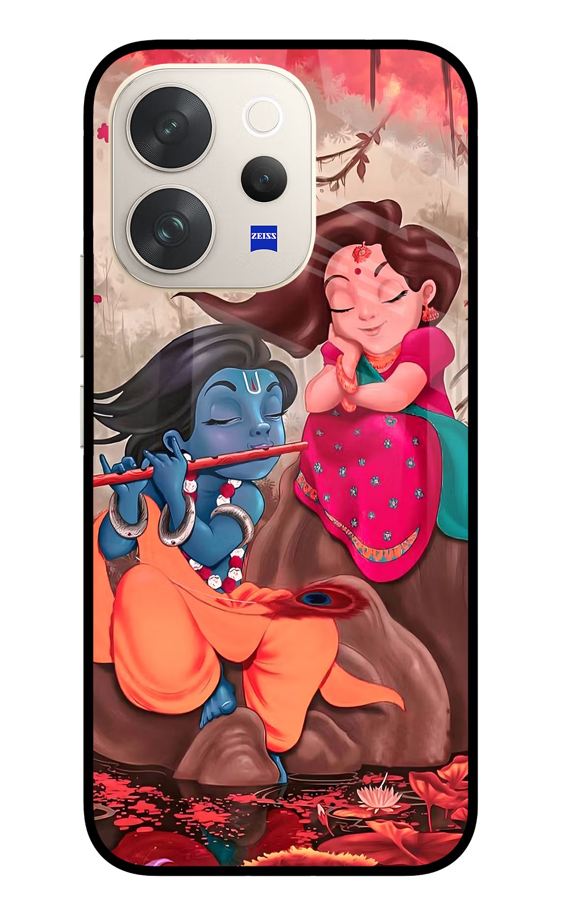 Radhe Krishna Vivo V70 5G Glass Case
