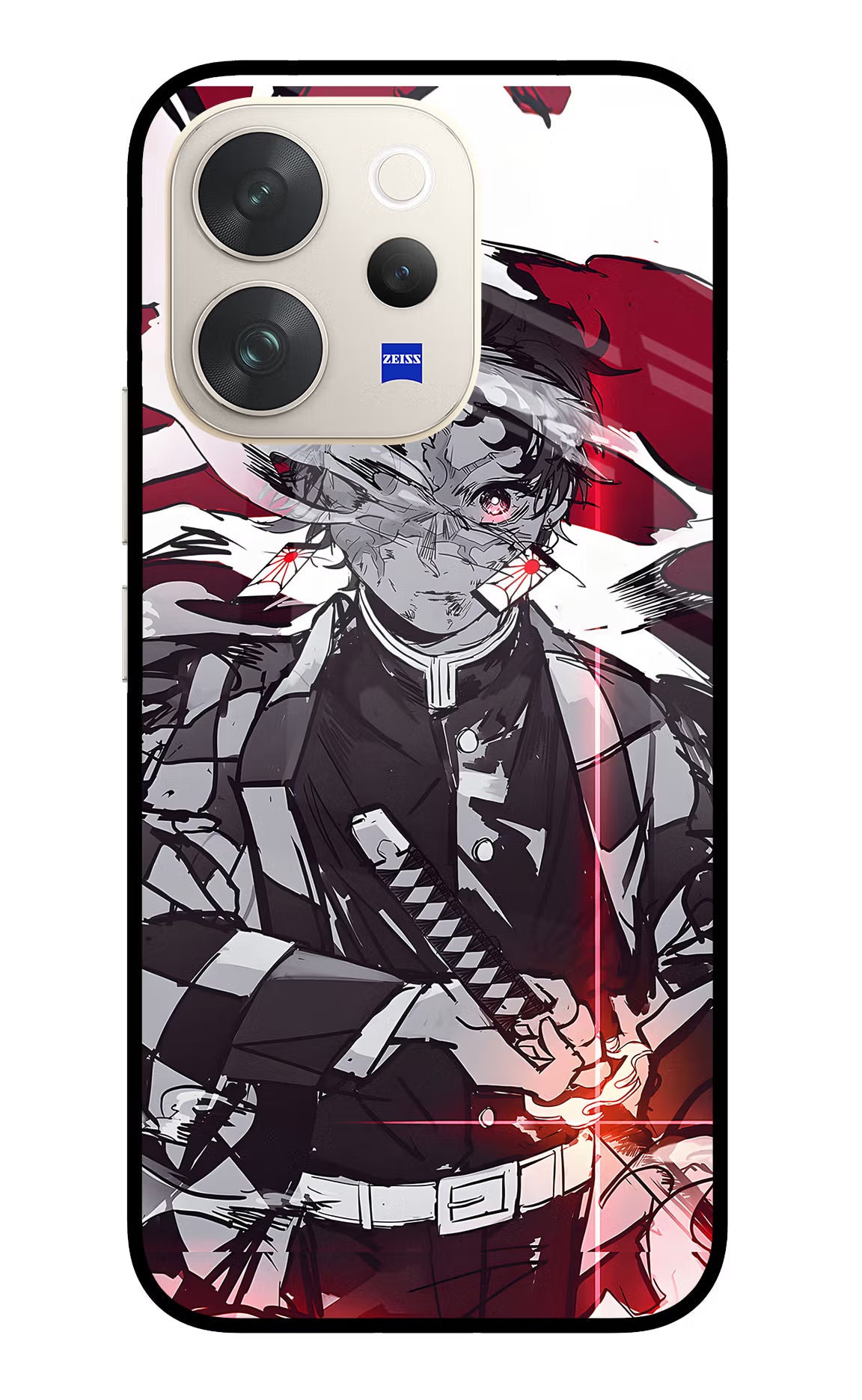 Demon Slayer Vivo V70 5G Glass Case