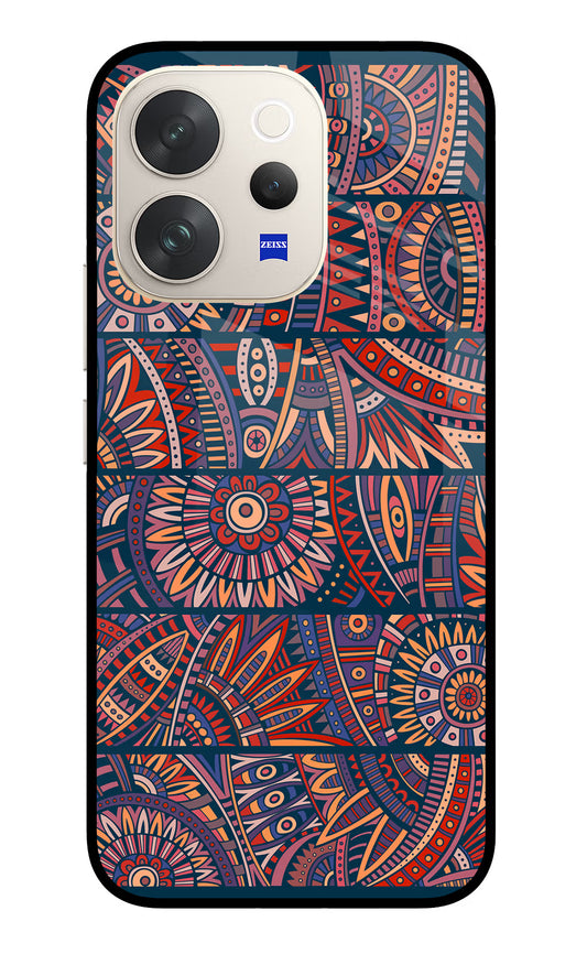 African Culture Design Vivo V70 5G Glass Case
