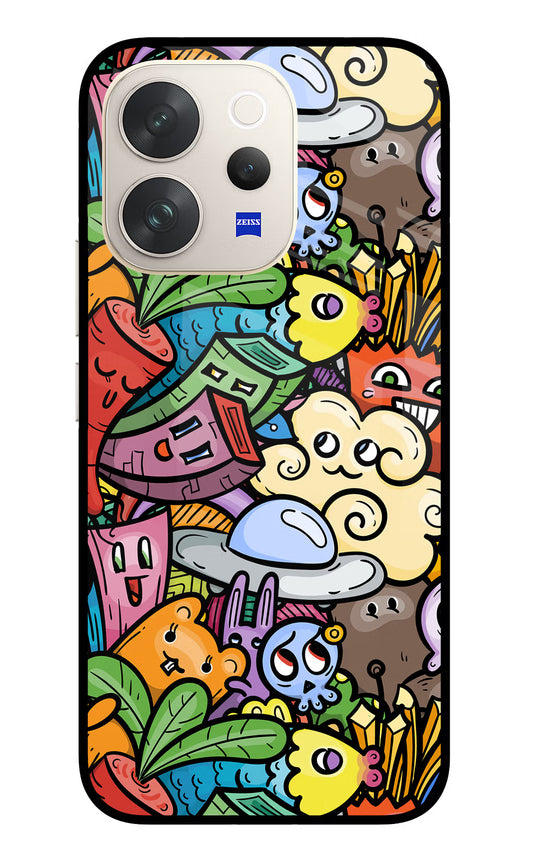 Veggie Doodle Vivo V70 5G Glass Case