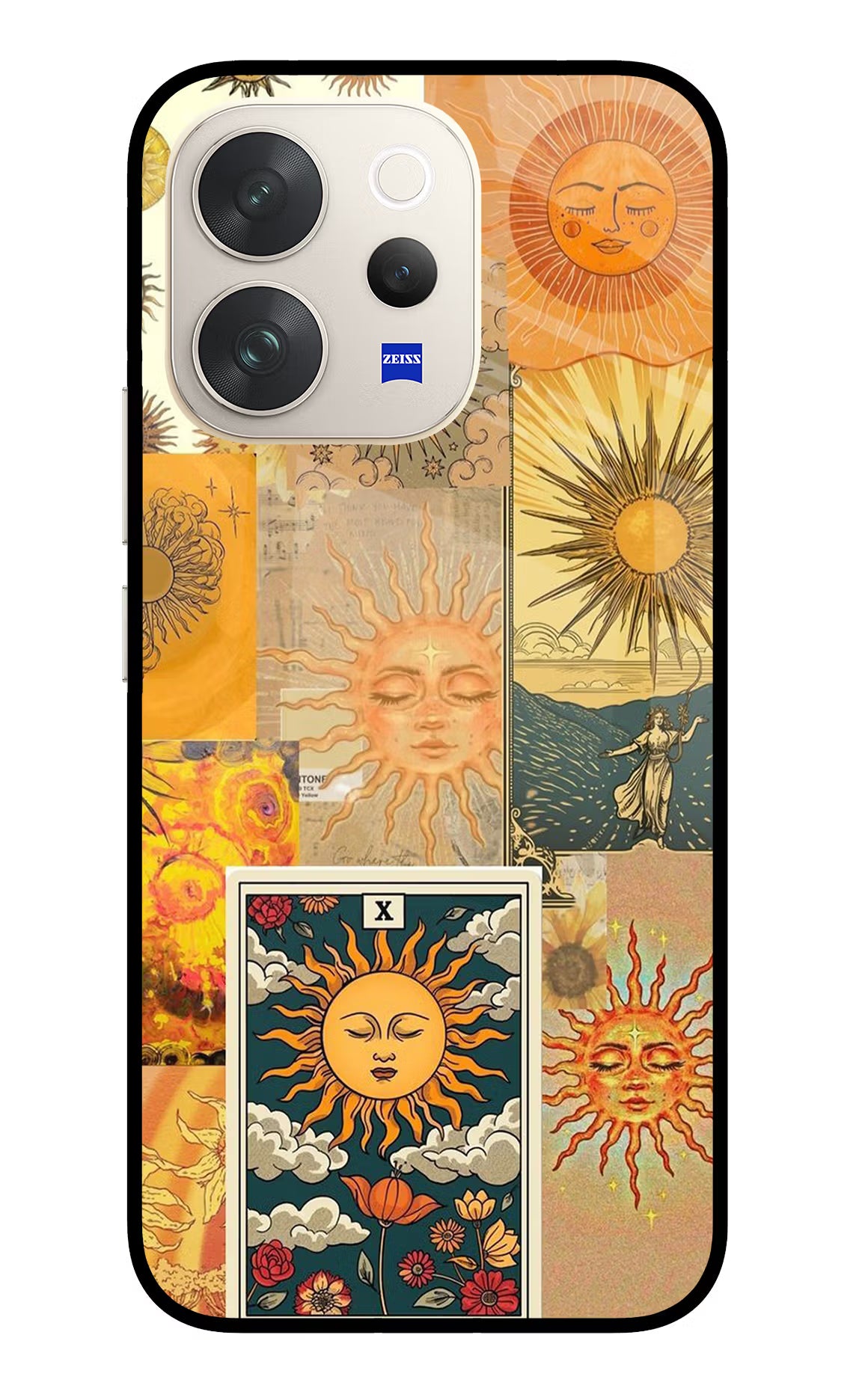 Sun Vivo V70 5G Glass Case Back Cover by Casekaro