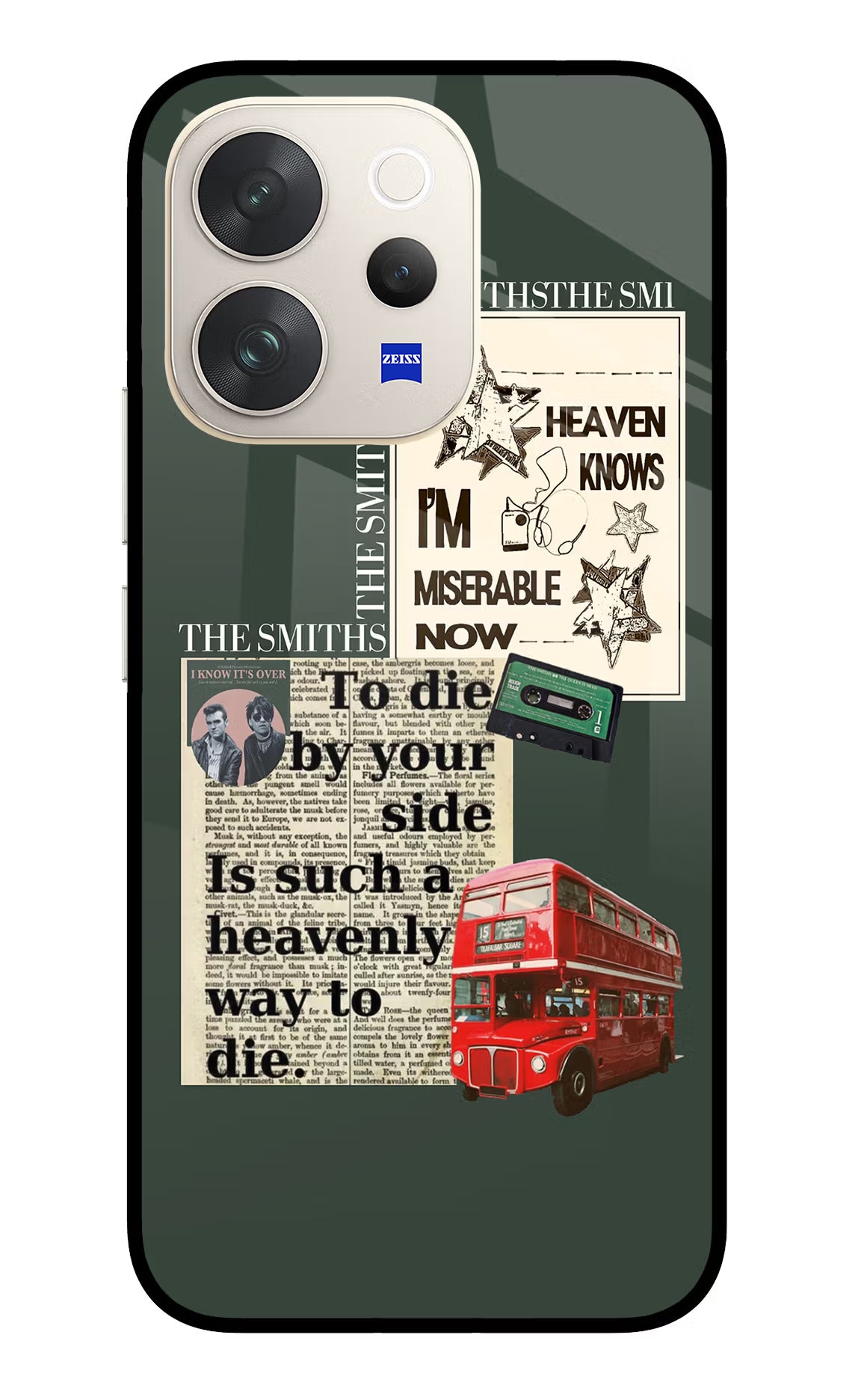 The Smiths Vivo V70 5G Glass Case Back Cover by Casekaro