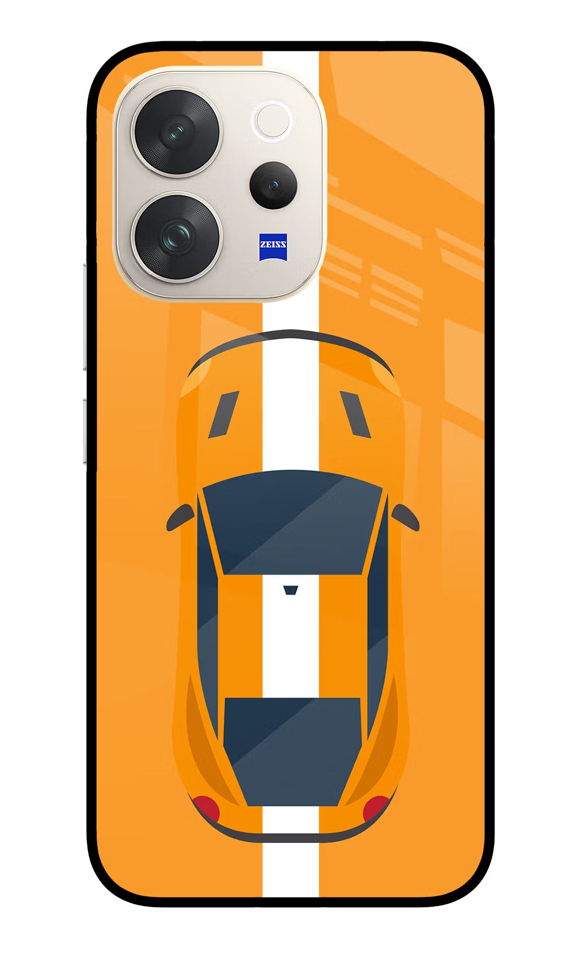 Highway Pursuit Vivo V70 5G Glass Case Back Cover by Casekaro