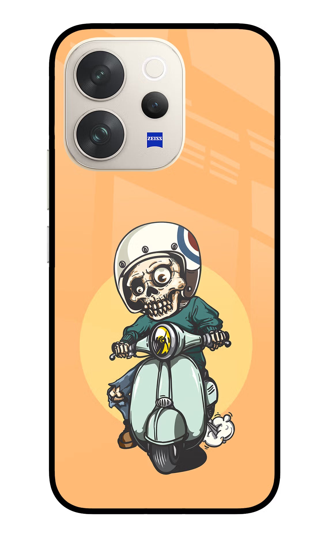 Undead Biker Vivo V70 5G Glass Case
