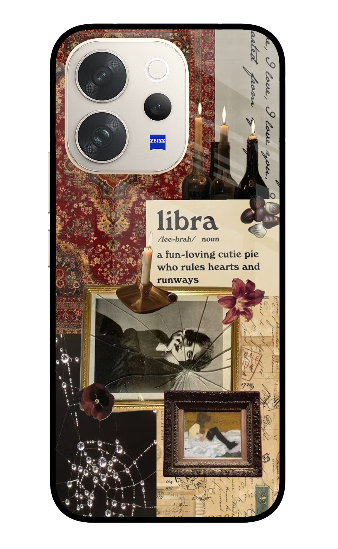 Libra Zodiac Vivo V70 5G Glass Case