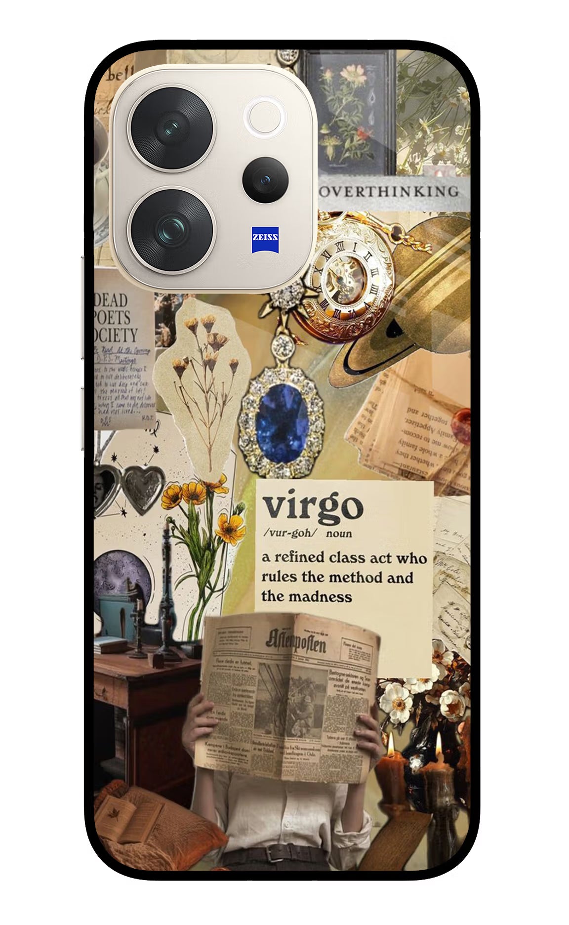 Virgo Zodiac Vivo V70 5G Glass Case