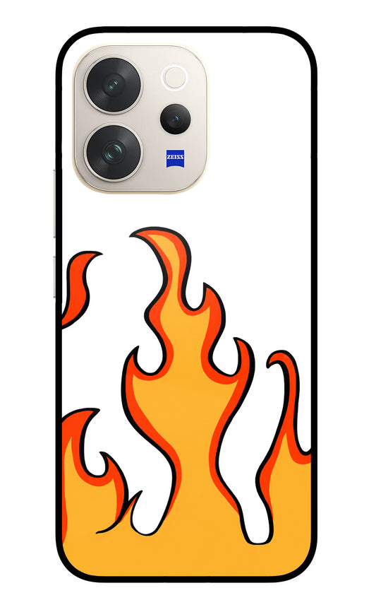 Fired Up – White Vivo V70 5G Glass Case
