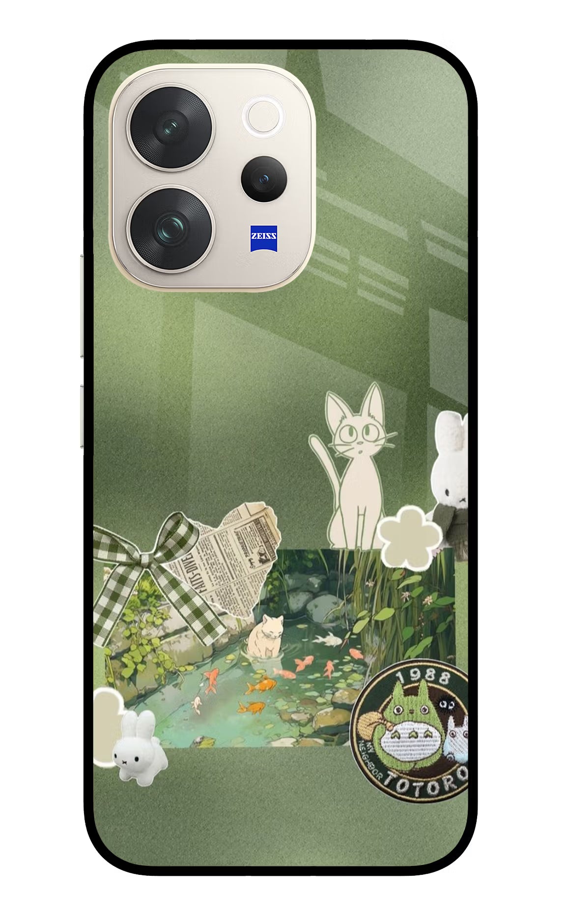 Aesthetic anime Vivo V70 5G Glass Case