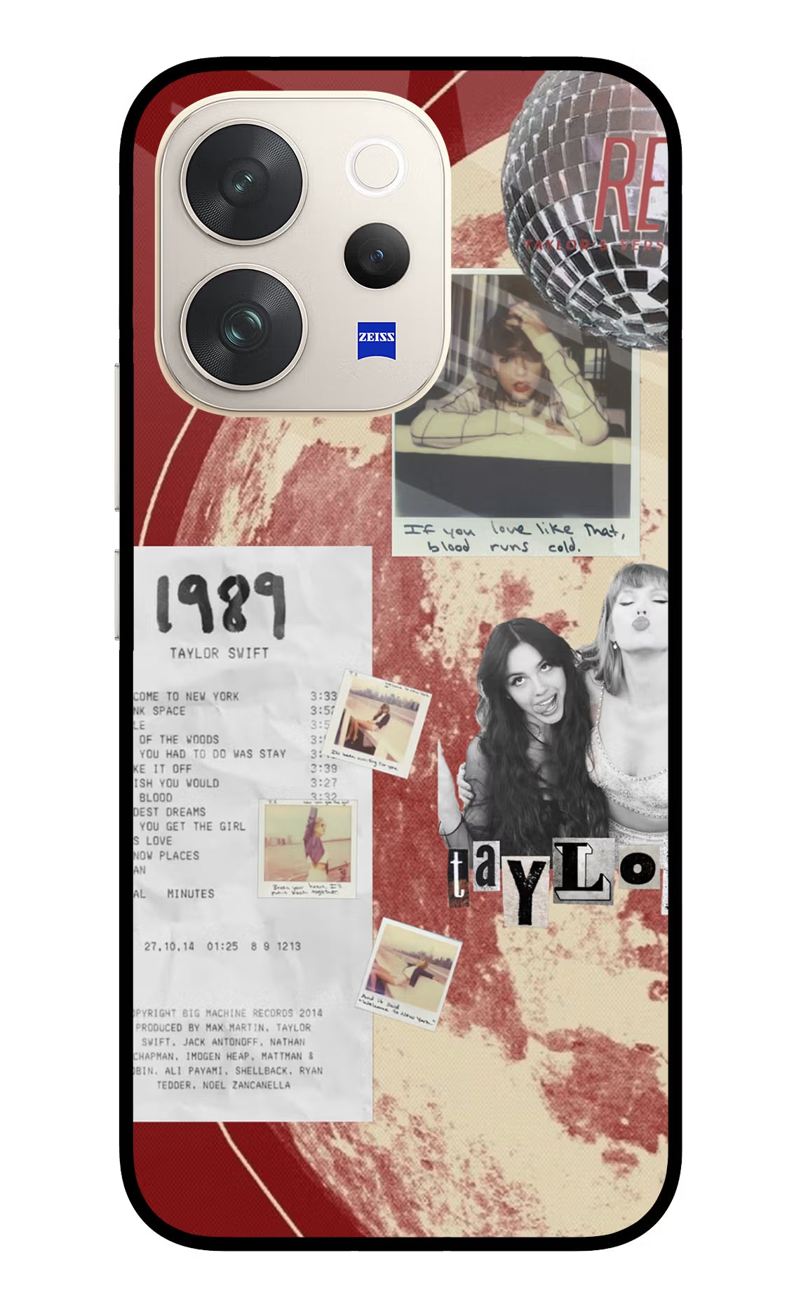 Taylor Swift Vivo V70 5G Glass Case