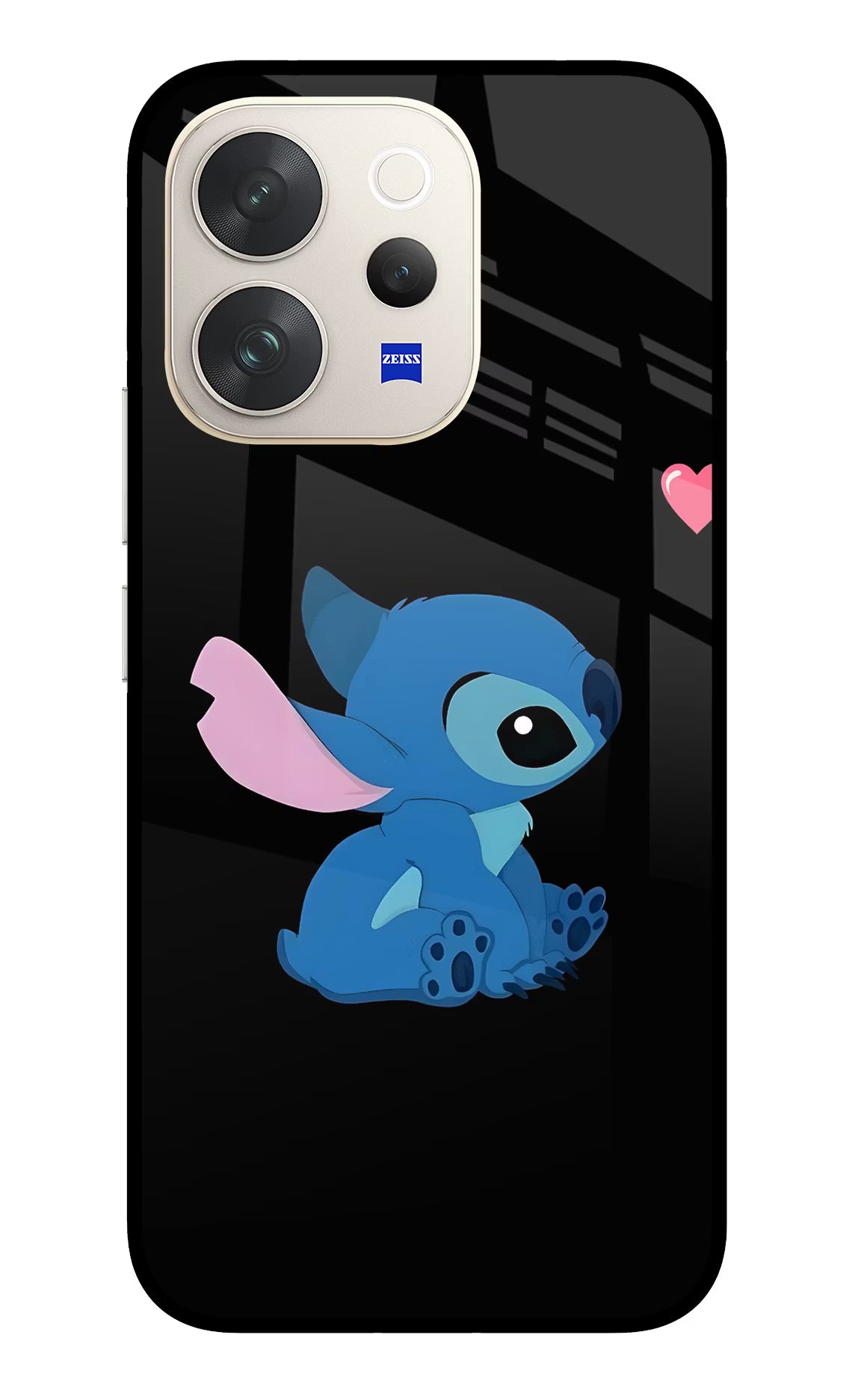 Stitch Crush Vivo V70 5G Glass Case