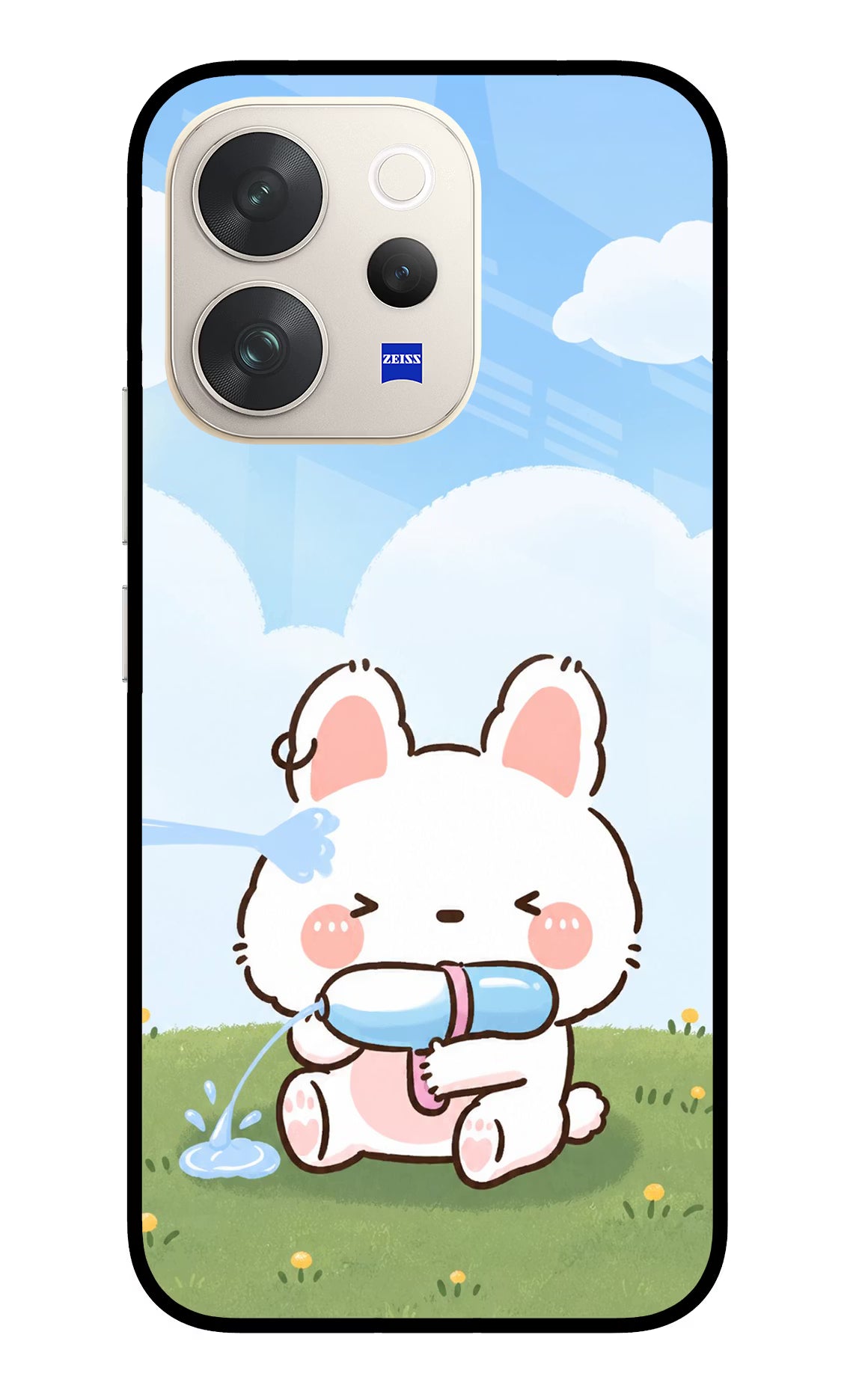 Bunny Treat Vivo V70 5G Glass Case