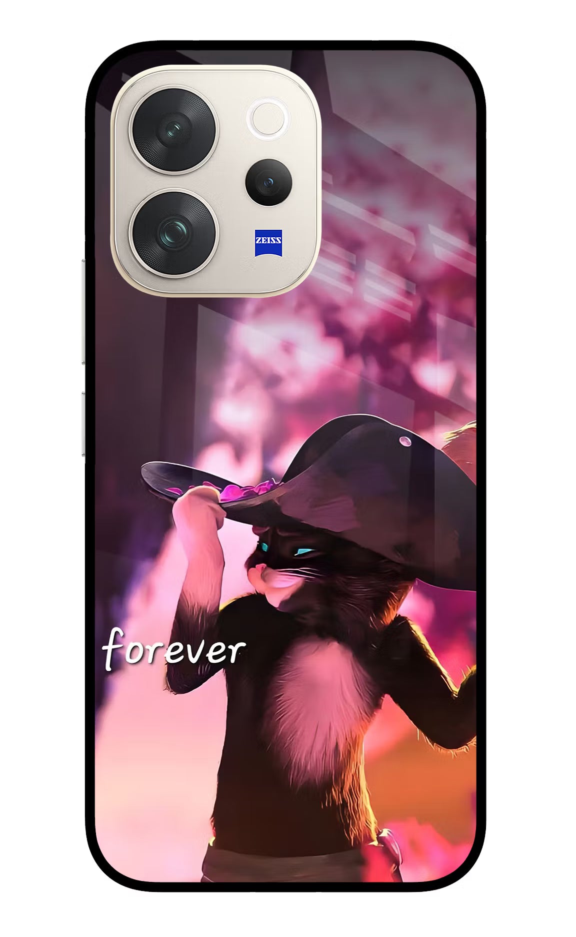 Forever Cat Vivo V70 5G Glass Case