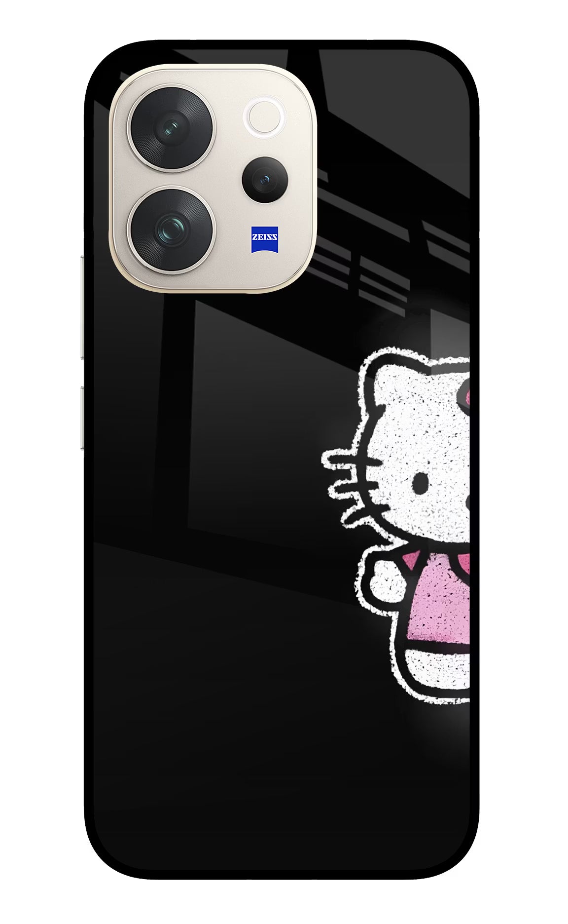 Kitty Charm Vivo V70 5G Glass Case