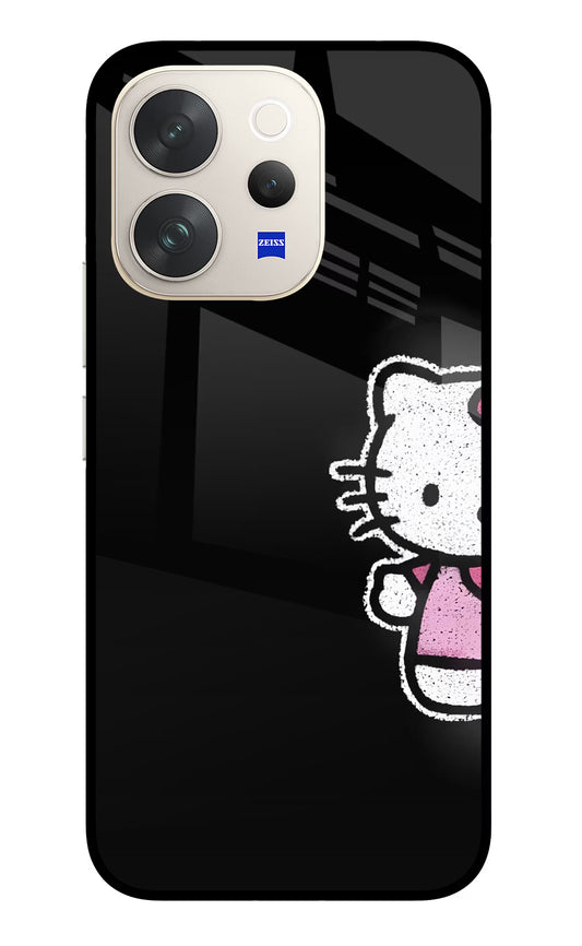Kitty Charm Vivo V70 5G Glass Case