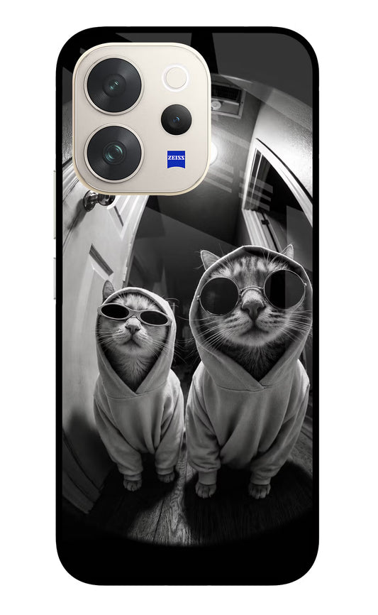 Hood Cats Vivo V70 5G Glass Case