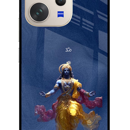 Cosmic Krishna Vivo V70 5G Glass Case