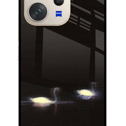 Silent Swans Vivo V70 5G Glass Case