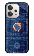 Koi Blue Vivo V70 5G Glass Case