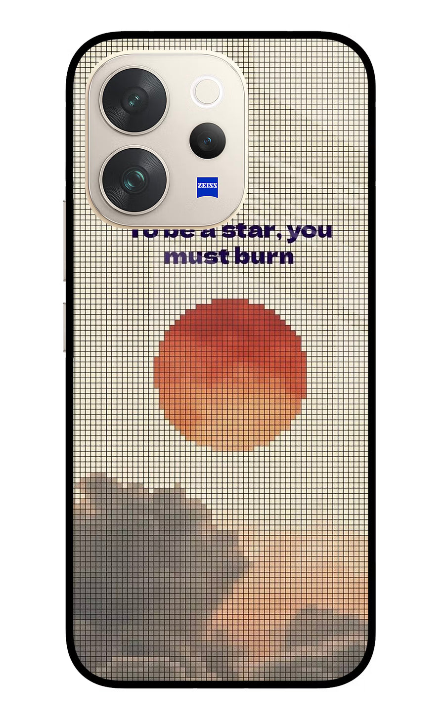 Pixel Sun Vivo V70 5G Back Cover, Glass case