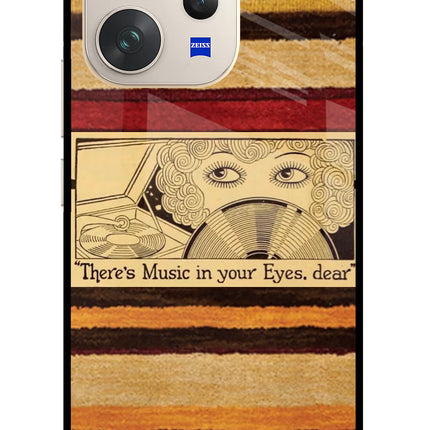 Vinyl Stripes Vivo V70 5G Glass Case