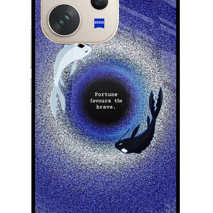 Dark Koi Vivo V70 5G Glass Case