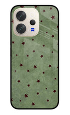 Green Stars Vivo V70 5G Glass Case