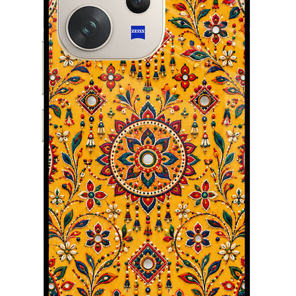 Sunlit Aura Vivo V70 5G Glass Case