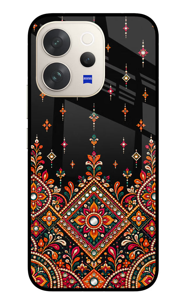 Noir Mehfil Vivo V70 5G Glass Case