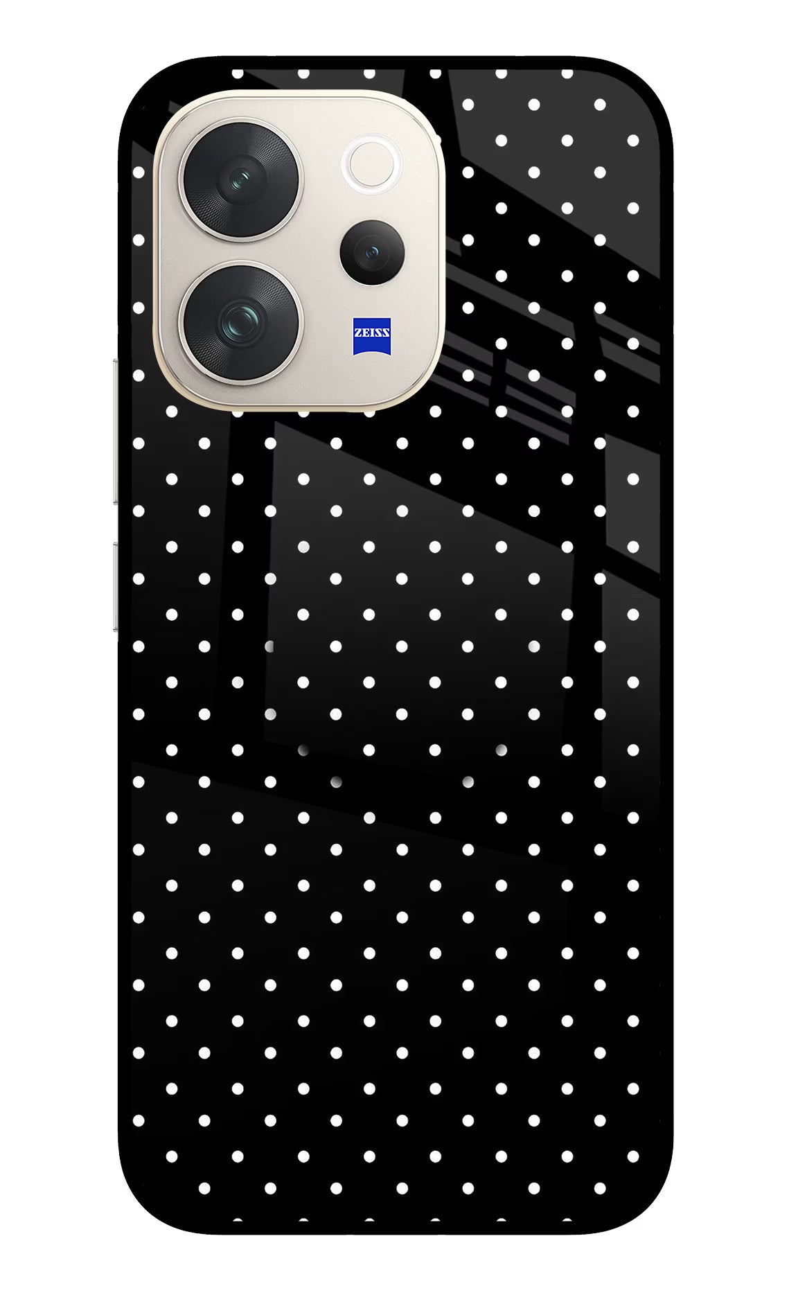 White Dots Vivo V70 5G Pop Case by Casekaro