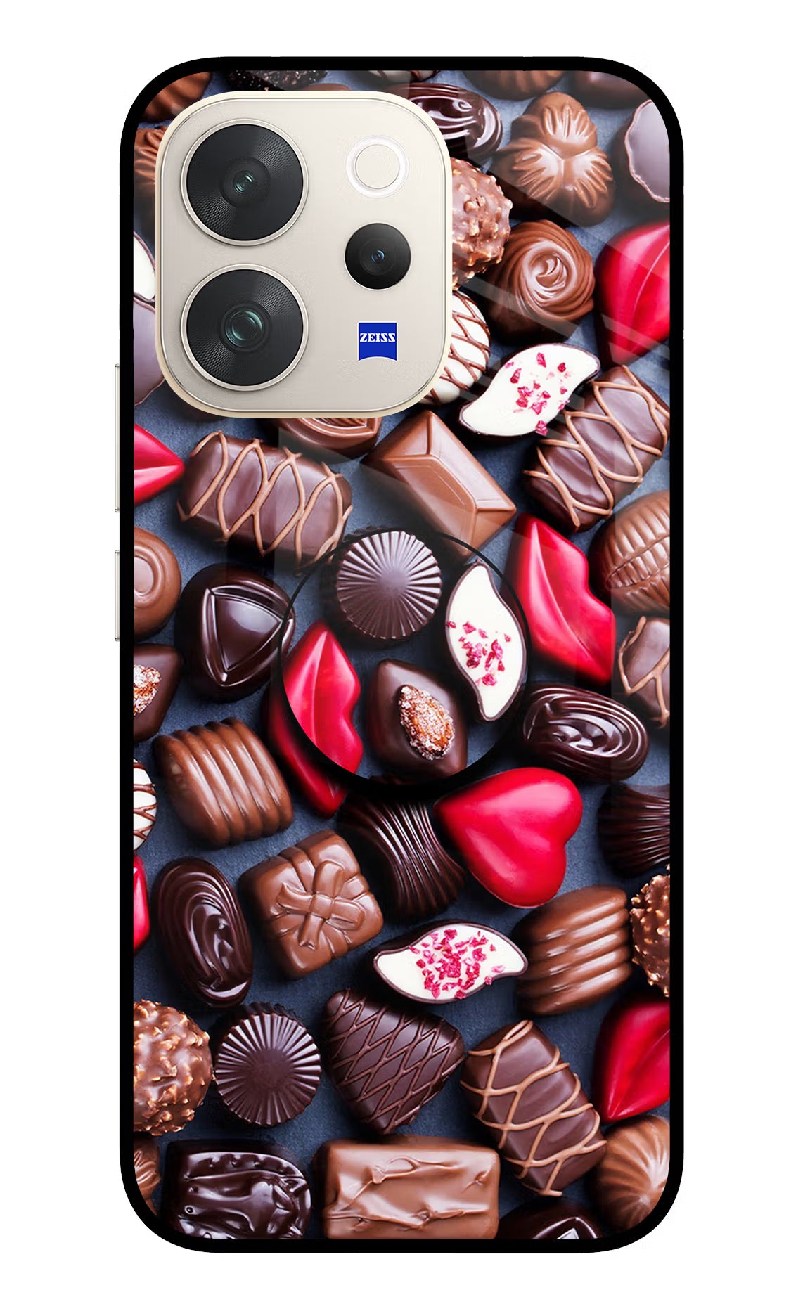 Chocolates Vivo V70 5G Pop Case by Casekaro