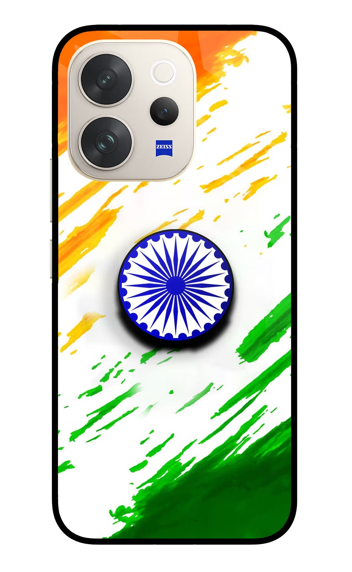 Indian Flag Ashoka Chakra Vivo V70 5G Pop Case by Casekaro