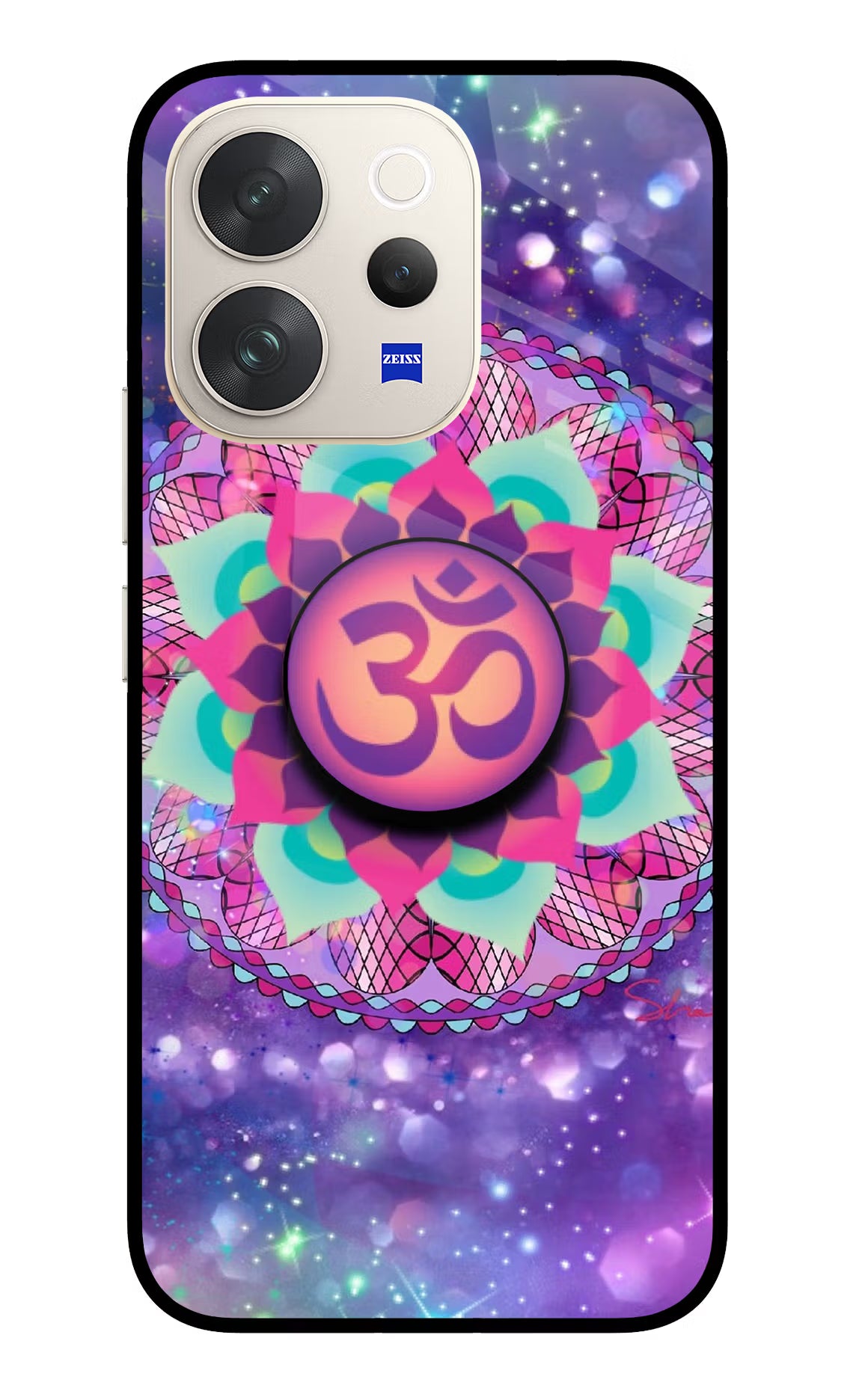 Om Purple Vivo V70 5G Pop Case by Casekaro