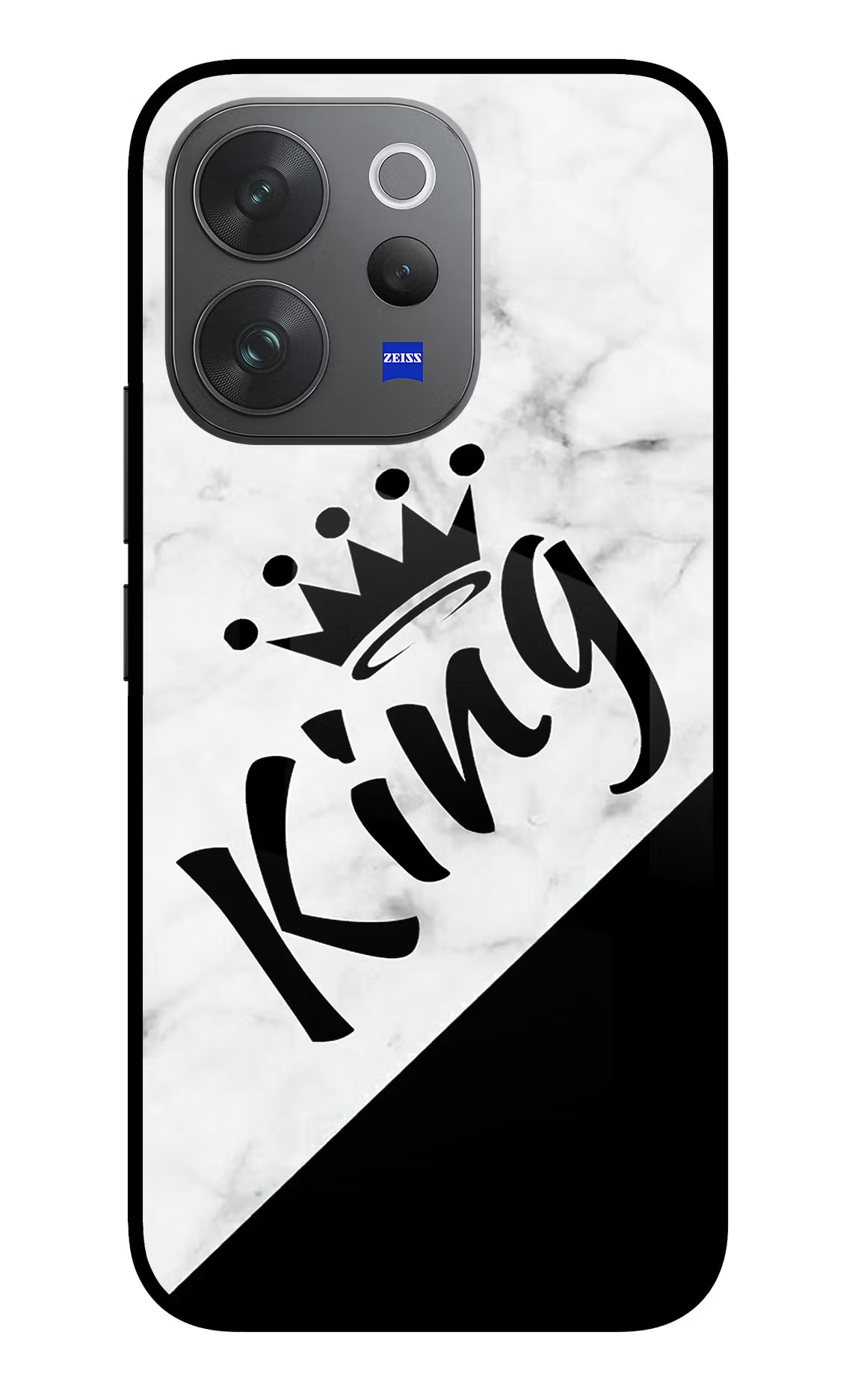 King Vivo V70 Elite 5G Glass Case Back Cover by Casekaro