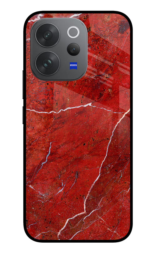 Red Marble Design Vivo V70 Elite 5G Glass Case