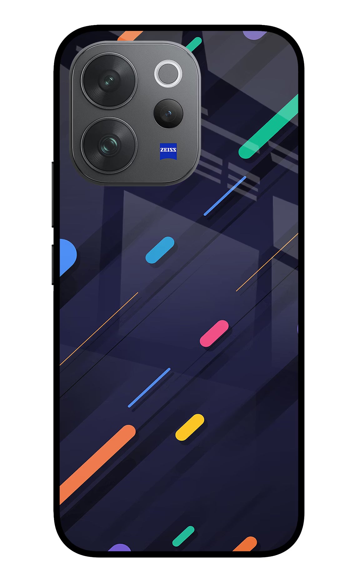 Abstract Design Vivo V70 Elite 5G Glass Case
