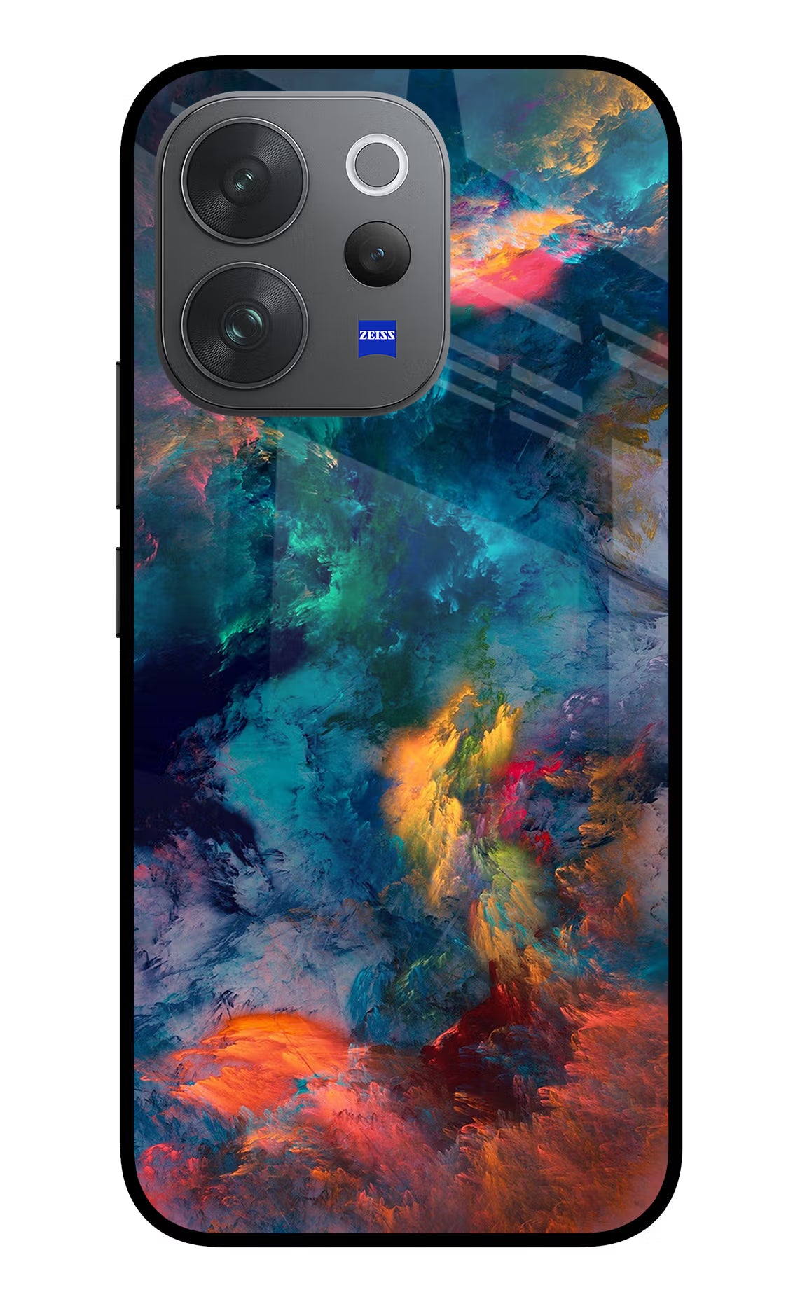 Artwork Paint Vivo V70 Elite 5G Glass Case Back Cover by Casekaro